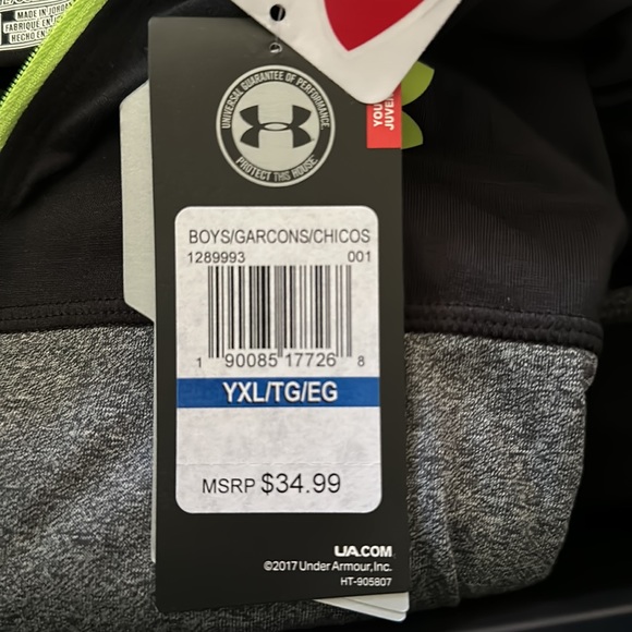 NWT Under Armour YXL Threadborne Lightweight Hoodie - Picture 5 of 5